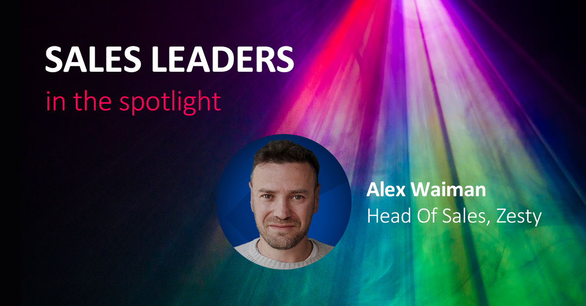 Sales Leaders Spotlight: Alex Waiman